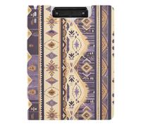 Portablocco pieghevole Lavanda Boho A4 Appunti Appunti Doppia Clip Portapenne Ufficio Clip Board con Cover