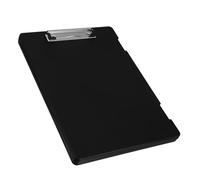 Portablocco Portatile Multifunzione con Clip per Fogli, Scrittura Ferma | Metallo e Pp, Nero, per Appunti in Ufficio e Aula, Adatto a Quaderni e Blocchi