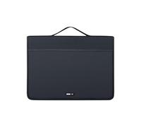 Portablocco Porter - con manici - tessuto - nero - A4 - City Time