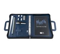 Portablocco con Anelli City Time - 28,5x36 cm - 4853-BL (Blu)