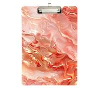 Portablocco sottile in oro rosa con foro standard per allenatori di calcio, softball, dimensioni 9 x 12