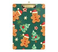 Portablocco trasparente alla moda per allenatori di pallacanestro donne legali dimensioni 9 x 12 albero di Natale