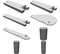 Portabobina Filamento per Box IKEA SAMLA - Supporto 500g 1000g Stampante 3D