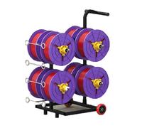 YINMAN Portabobine, Carrello per Bobine per Carichi Pesanti con Pulegge, Espositore per Condotti Divisori per Fili/Cavi E Organizzatore di Stoccaggio, Facile da Spostare(Style 3)