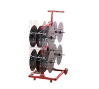 Portabobine Di Filo, Assortimento Elettrico Con Ruote, Distributore Trasportabile Da 4/6/8 Aste, For Uso Industriale(8 Rods Wire)