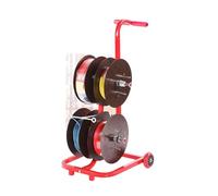 Portabobine Di Filo, Assortimento Elettrico Con Ruote, Distributore Trasportabile Da 4/6/8 Aste, For Uso Industriale(4 Rods Wire)