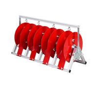 Portabobine For Cavi Elettrici Da 3-5 Bobine, Portabobine Pieghevole, Distributore Di Cavi Da Pavimento, For Uso Elettrico Industriale E Al Dettaglio(4 reel)