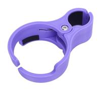 Portaborraccia Bici in PET Leggero Viola - Supporto Bottiglia per Bici Pieghevole e Monopattino, Clip Facile da Installare per Accessori Outdoor (Viola)