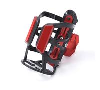 Portaborraccia Bicicletta, per Cube Reaction Hybrid PRO PRO 800 ALLROAD, in Lega di Alluminio, Portabevande Moto, Portabicchieri, Accesso Rapido Borracce, per attività All'aperto,Red