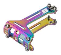 Portaborraccia da sella per bicicletta, in lega di alluminio, a doppia tazza, con raccordi di installazione, accessori per bici leggeri e sicuri, adattatore per portaborraccia colorato per bicicl