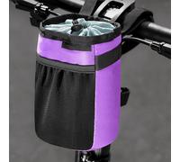 Portaborraccia per Bicicletta, Portaborraccia per Manubrio con Tasca in Rete per