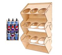 Portabotti di vernice spray vassoio organizer multiuso 3 livelli | Organizer in legno per bombolette spray, vassoio multiuso per nebulizzatori, pittori, artisti, modellismo, arte stradale