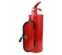 Portabottiglie a Forma di Estintore in Metallo e Plastica, Contenitore per Vino da Tavolo Ampia Capacità, Supporto Decorativo per Conservazione Liquori per Inaugurazione Casa