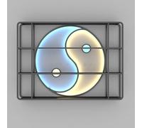 Portabottiglie a led Giaccia di vetro in vetro a parete portaoggetti per vino per vino per vino bottiglie di vino da pellicola per la parete scaffali a parete per pneumatici per barra per vino da bar.