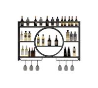 Portabottiglie a muro montato a parete industriale a parete per pellicola per pellicola per pellicola per bottiglia scaffale con portasine a parete leggera a led per bottiglie di vino per decorazione