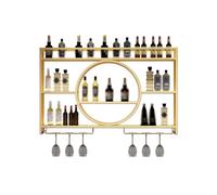 Portabottiglie a muro montato a parete industriale a parete per pellicola per pellicola per pellicola per bottiglia scaffale con portasine a parete leggera a led per bottiglie di vino per decorazione