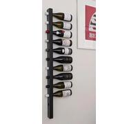 Portabottiglie a parete cantinetta in ferro industriale