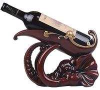 Portabottiglie a parete Mobili da soggiorno Armadio per vino Rack per vino Elefante decorativo per la casa in resina Elefante in piedi su un bar Rack per vino Decorazione domestica Piccolo