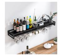 Portabottiglie a parete montata con supporto in vetro di vino, piattaforme di parete galleggianti appese al vino, supporto per stampo per bottiglia di vetro, portamette in metallo, portano a parete,