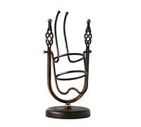 Portabottiglie barocco altalena autoportante da bancone in metallo portabottiglie da tavolo supporti per vino in bronzo per casa cucina bar (colore: bronzo Dimensioni: 1 bottiglie)