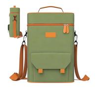 Portabottiglie - Borsa da viaggio impermeabile isolata, organizer per bottiglie da viaggio, elegante borsa a tenuta stagna per gli amanti del vino e gli avventurieri, perfetta per picnic, feste