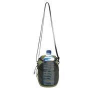 Portabottiglie con cinghia, 11 x 3 x 19 cm, portatile, con coulisse, borsa a tracolla leggera e regolabile, porta bottiglia d'acqua resistente, per viaggi, escursioni, passeggiate, scuola, uso