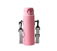 Portabottiglie con cinghia, custodia per bottiglia d'acqua per protezione della bottiglia, porta bottiglia d'acqua, borsa per bottiglie in acciaio inox, bottiglie, bevande sportive ed energetiche