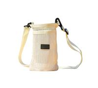 Portabottiglie con cinturino, borsa leggera regolabile, impermeabile e alla moda, per escursionismo e shopping, Colore crema, Consulte la descripción, Vedere la descrizione