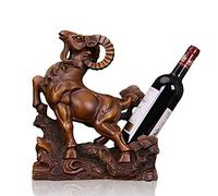 Portabottiglie creativo articoli per la casa in stile europeo per soggiorno armadietti per vino ornamenti portabottiglie moderno minimalista artigianato portatile (colore: marrone Dimensioni: taglia