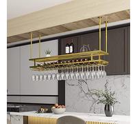 Portabottiglie da bar, portabottiglie da parete per ristoranti, portabottiglie da parete per bicchieri da vino, porta bicchieri da vino da appendere al soffitto, organizer per calici da casa