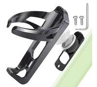 Portabottiglie da bicicletta con Airtag per bicicletta, nascondiglio, integrazione silenziosa, silenziosa, supporto per bicicletta, per Apple Air Tag nero, viti antifurto