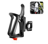 Portabottiglie da Bicicletta, Sistema di Ritenzione Sicura, Leggero e Resistente, Facile da Montare, Ideale per Bici da Strada e Mountain Bike,Nero