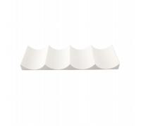 Portabottiglie da frigorifero per vino e birra, adatto per cucina e casa, realizzato in materiale PP può essere assicurato con il cibo (bianco)