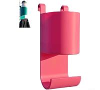 Portabottiglie da padel compatto organizer per attrezzi da appendere in PLA per attrezzature sportive - blu 9,2 x 8,8 x 20 cm (rosa)