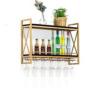 Portabottiglie da parete creativo in metallo con mensola decorativa per la casa in ferro rustico appeso vino elegante supporto per bottiglie di vetro.