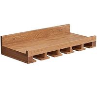 Portabottiglie da parete in legno massello per la casa e il soggiorno creativo portabottiglie di vino B