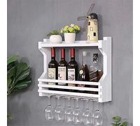 Portabottiglie da parete in metallo | Portabottiglie di vino | Supporto per bicchieri da vino | Supporto per calici da appendere | Decorazione perfetta per la casa e la cucina Dfvv oro, 100 x 11 x 43