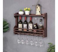 Portabottiglie da parete in metallo | Portabottiglie di vino | Supporto per bicchieri da vino | Supporto per calici da appendere | Decorazione perfetta per la casa e la cucina Dfvv oro, 100 x 11 x 43