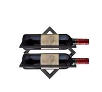 Portabottiglie da parete pieghevole per bar e conservazione elegante espositore per vino nero per decorazione domestica salvaspazio bottiglia nizer ideale per gli amanti del vino
