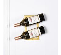 Portabottiglie da Parete, Portabottiglie in Metallo, Non Facilmente Deformabile, Salvaspazio, per Bar, Soggiorno, Cucina e Ristorante(X-Small)