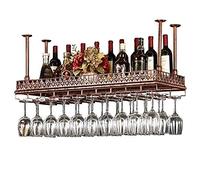 Portabottiglie da soffitto in metallo - Portabottiglie da appendere per bar e ristoranti