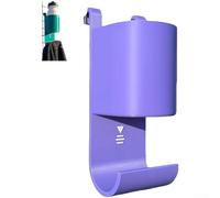Portabottiglie da tennis compatto da parete per racchette PLA Sport Storage Hook Mount Green Equipment Organizer 9,2 x 8,8 x 20 cm (viola)