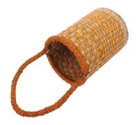 Portabottiglie da viaggio per vino: cestino in alghe intrecciate a mano con