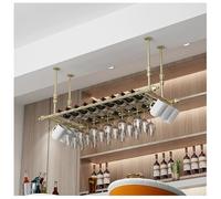 Portabottiglie da vino industriale da parete, regolabile, in metallo, da soffitto e bar, perfetto per la cucina di casa o l'arredamento del bar.