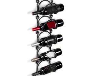 Portabottiglie da vino, portasciugamani da parete per bottiglie di vino per la