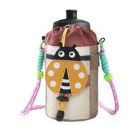 Portabottiglie d'acqua per passeggiate, borsa per bottiglia d'acqua, supporto regolabile con scomparto laterale per cellulare, portatile, impermeabile, 1,4 l, per attività all'aperto, R, a,