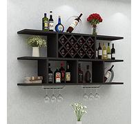 Portabottiglie di legno, porta di vino in legno armadio da vino, pianta da pranzo semplice e moderna montata a parete, portaogne decorative, soggiorno in legno in legno solido graffio creativo di vino