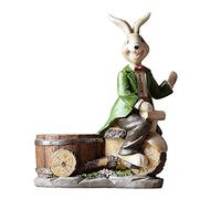 Portabottiglie di vino Bottiglia di vino coniglio Sculture e figurine Decor Cremagliera for vino usata for regali for arredamento for la casa Decorazioni da cucina (Due stili) Bottiglia Vino(B)