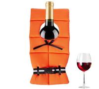 Portabottiglie di vino, portabottiglie di vino - Portaborraccia per bottiglie di vino, accessorio da viaggio riutilizzabile, scomparto singolo per bevande da viaggio,