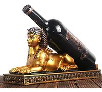 Portabottiglie di vino Sfinge Portabottiglie Decorazione per la casa Cremagliera di vino in resina Portabottiglie di vino per uso domestico Soggiorno Vita interessante
